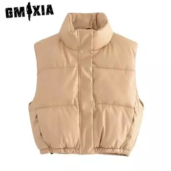 GMXIA Женские винтажные повседневные однотонные принтованные куртки и пальто без рукавов с квадратным воротником на весну и осень XS белый