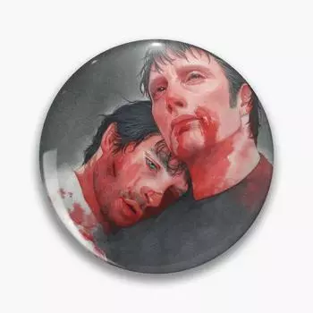 Гнев ягненка Ганнибал S3E13 S мягкая кнопка Pin креативная милая одежда забавный модный декор подарок значок любовник мультфильм для женщин