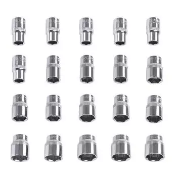 Гнездо 1/2 дюйма метрический ключ шестигранная головка торцевого ключа конвертеры для адаптера ключа гнездо ручного инструмента 8-32 мм 16