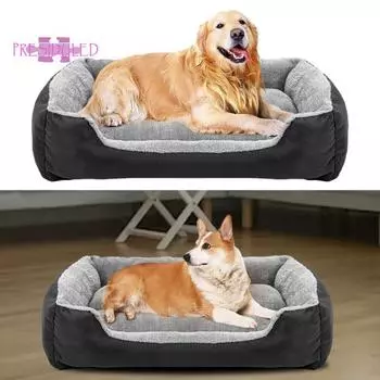 Гнездо для домашних животных, плотная ткань, удобное мягкое, кошачье гнездо, долговечное, большое пространство — спальная кровать для собак, товары для домашних животных S чёрный