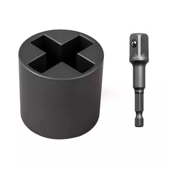 Гнездо для домкрата, совместимое с электрическим, легкий инструмент для бытового использования, вспомогательная разборка для установки в автомобиль One Size чёрный