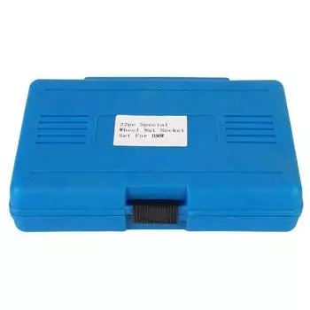 Гнездо для ключа блокировки противоугонная винтовая втулка гайка для разборки автомобиля инструмент для снятия и установки гнезда 22 шт. гайка для блокировки колеса для BMW синий