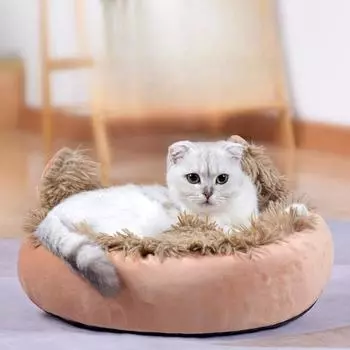 Гнездо для кошачьих ушей, универсальный коврик для собак на все времена года, съемное и моющееся гнездо для кошек, гнездо для маленьких и средних собак, принадлежности для питомника S
