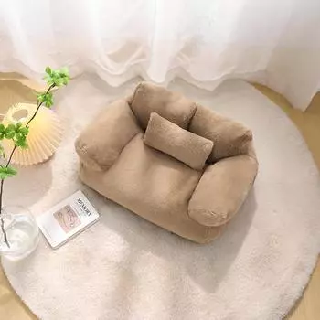 Гнездо для кошек, утолщенный диван-гнездо для маленьких собак, диван-гнездо для кошек, специальный съемный и моющийся коврик-гнездо для больших собак M 55*38*28cm