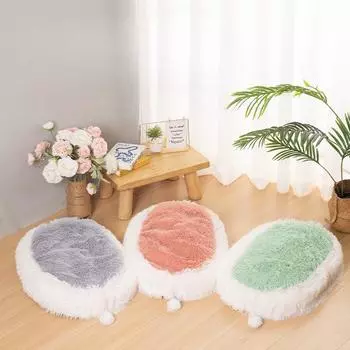 Гнездо для кошки, кровать для кошки, кровать для питомца, осень и зима, толстый плюш, зимнее теплое гнездо для глубокого сна, кровать для питомца 60*40*8 cm