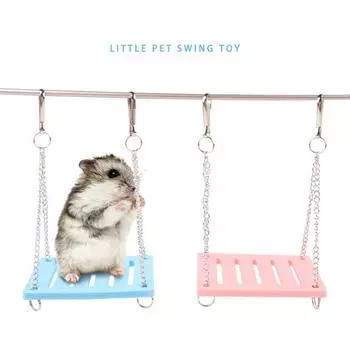 Гнездо для маленьких животных, качели, гамак, принадлежности, платформа для маленьких животных, попугай, подвесной мост, игрушка для хомяка светло-зеленый