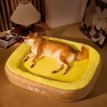 Гнездо для питомцев, съемная эллиптическая будка для кошек и собак, всесезонный универсальный домик для собак, нелипкий мех, плюшевое гнездо, товары для домашних животных