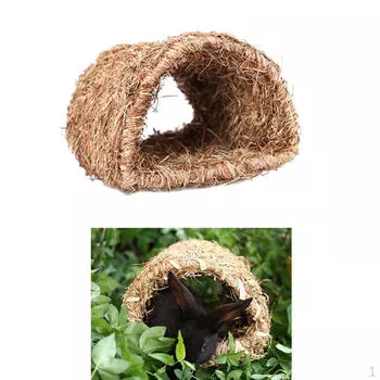 Гнездо для разведения соломенных птиц ручной работы для кролика, белки, волнистого попугайчика, попугая