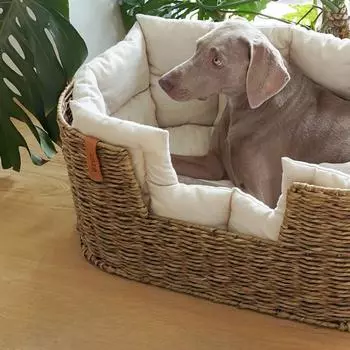 Гнездо для собак из ротанга, кровать для кошек, домик, четыре сезона, доска для кошачьих царапин, водонепроницаемая, защита окружающей среды, товары для крупных домашних животных