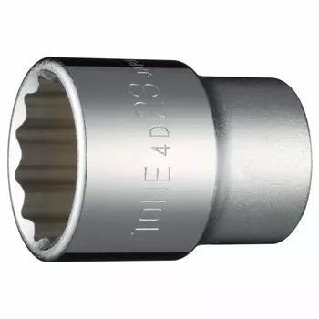 Гнездо TONE Угол привода Ширина под ключ 23 мм (12 квадратов) HP4D-23 12,7 мм (1/2 )