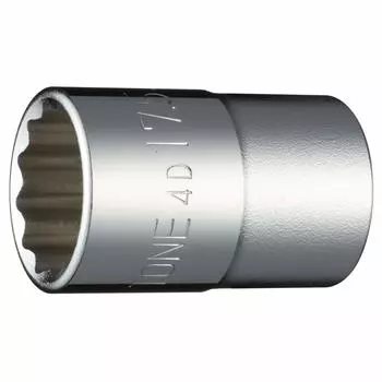 Гнездо TONE Угол привода Ширина под ключ (12 квадратов) HP4D-17.5 12.7мм (1/2 ) 17.5mm