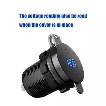 Гнездо зарядки C 5V/3A USB-C и порты Quick Charge 3.0 12/24В Морской автомобиль грузовик