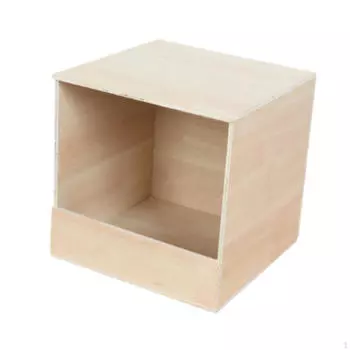 Гнездовой ящик для попугаев Дом для разведения птиц Гнездо для канареек Неразлучники Зяблики Small