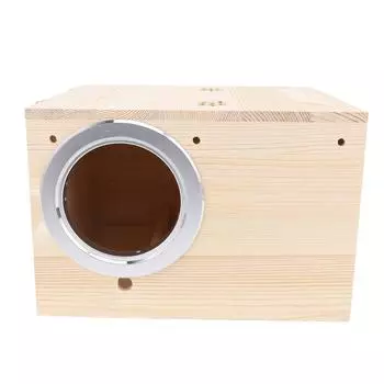 Гнездовой ящик для попугаев из цельного дерева, гнездовой ящик для разведения птиц, корелл, неразлучников, волнистых попугайчиков, канареек