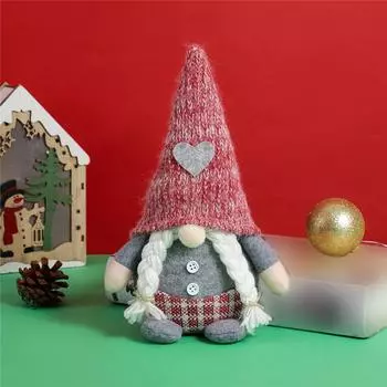 Гном Рождественская Безликая Кукла Веселые Рождественские Украшения Для Дома 2024 Рождественское Украшение Рождественская Елка Навидад Натал Новый Год 2025