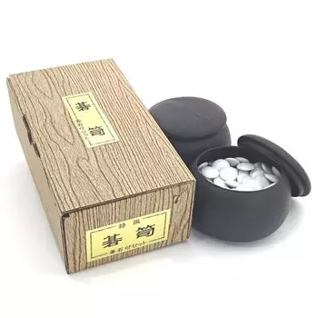 Go Labo Go Stone Go Bowl Set Толстые пластиковые камни Go Stones 7 мм Go Bowl Camellia (приблизительно. Толстый, установленный)