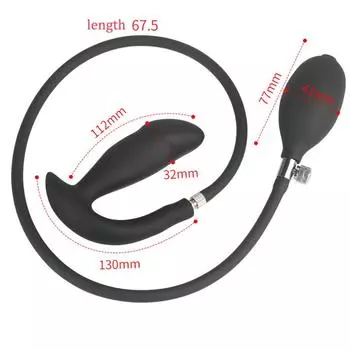 Go Out Надувной Анальный Плагин Расширитель Расширяемый Фаллоимитатор Насос Силиконовый Огромный Анус Анальный Расширитель Массажер Простаты Анальный Секс-Игрушки Для Мужчин