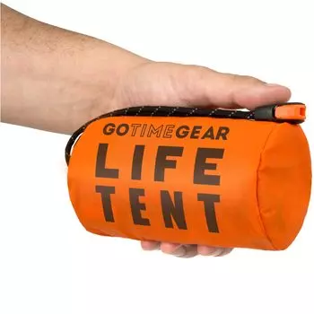 Go Time Gear LIfe Tent Emergency Survival Shelter for 2 People Camping Hiking Lightweight Compact Always Carry Recommended &