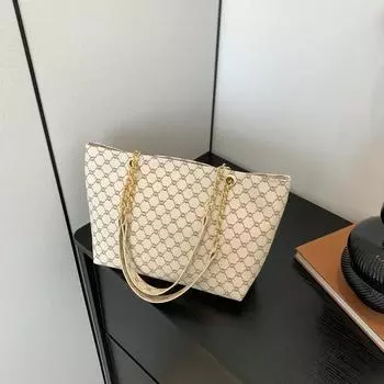 Go to work versatile shoulder bag women s 2025 spring and summer new underarm bag tote bag чёрный