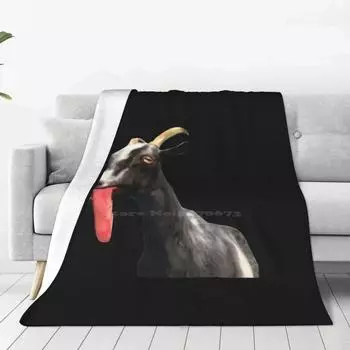 Goat Simulator Blanket Soft Warm Travel Portable Blanket Goats Goat Simulation Goat Simulator Simulate Games 30x40in