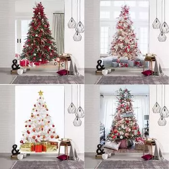 Гобелен для дома, рождественской елки, гобелен для рождественской вечеринки, спальни, гостиной, гобелен с рождественским принтом 100x75cm