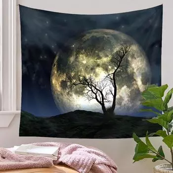 Гобелен Ins Гобелен Психоделический Гобелен Фон Ткань Галактика Подвесная Ткань 73*95CM