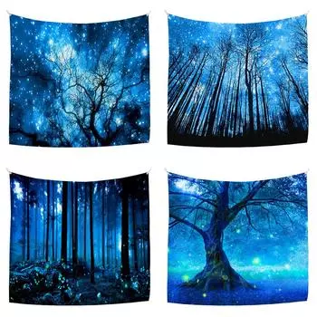 Гобелен серии «Лес»; Ткань для стен в спальне; Ткань для украшения гостиной; Фон ткань; Ins Подвесная Ткань; Настенный 70*95cm