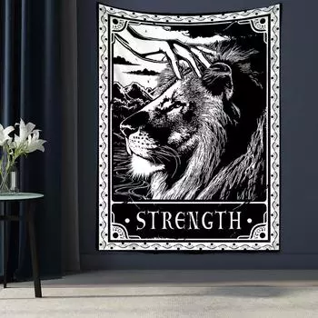 Гобелен Таро, настенный Гобелен, колдовство, гадание, простыня, пляжный коврик, богемный хиппи, TAPIZ, домашний декор, прочный гобелен 95x70cm