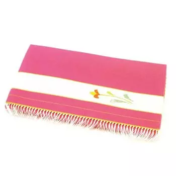 Гобелены Ножницы Фукуса Ножницы для марли Подставка Кайши Чайная утварь для женщин Сделано Сохачи Ручная работа Тройной сгиб Розовый-3