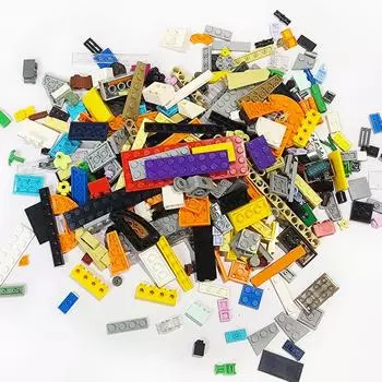 Gobricks 500 г-1500 г Случайные детали Строительные блоки Классические брендовые Креативные кирпичики Модель Обучающие детские игрушки Размер Все в наличии