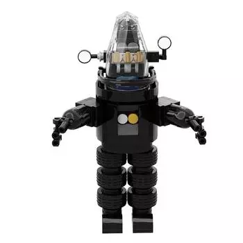 Gobricks Forbidden Planet Robot Bricks Movie Robbie Модель Строительный Блок Развивающие Игрушки для Детей Подарок На День Рождения