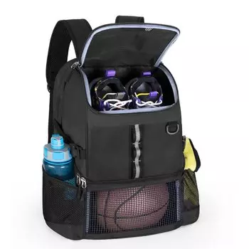 GOBUROS Basketball Backpack Basketball Bag Backpack Basketball Backpack Basketball Backpack Backpack Black Basketball/Soccer/Volleyball