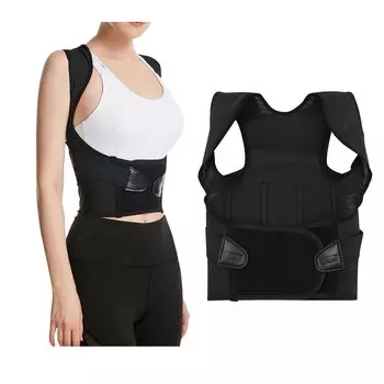 Gocheer Hunchback Elimination Осанка Осанка Мышцы Спины Нижняя часть спины Эластичный Легко надевать и снимать Свободно Унисекс Пояс, Пояс, Поддерживающий, Пояс,