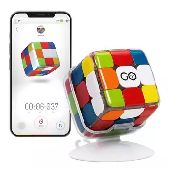 GoCube Edge Evolutionary 3x3 Puzzle App Bluetooth Connection Автоматическое отслеживание движения Стратегия обучения Умная головоломка-куб Тренировка мозга Тренируйте свой
