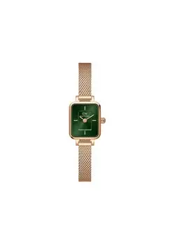 Год Daniel Wellington Daniel Wellington Quadro Mini Melrose RG Emerald женские часы милые стильные простые элегантные [Официальный магазин/2 гарантии]