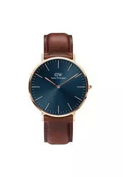 Год Daniel Wellington DW Watch Classic St Mawes Arctic 40 мм Часы для мужчин Часы класса люкс из розового золота Кожаные часы Бизнес-часы Подарок парню