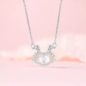 Год Дракона Ping An Dragon ожерелье Женское легкое роскошное нишевое новое китайское ключичное кольцо из нержавеющей стали