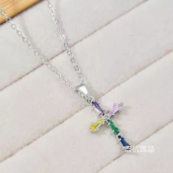 Год Креста Ожерелье Женское Легкое Роскошное Трендовое Ключичное Цепи Ювелирные Изделия