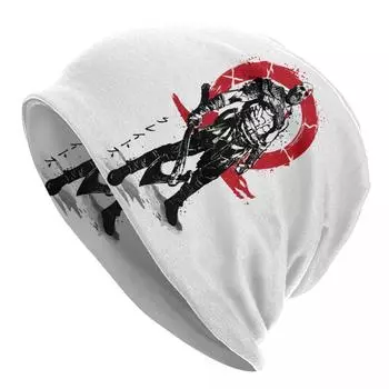 God Of War Skullies шапки шапки для женщин унисекс уличная одежда унисекс зимняя теплая вязаная шапка для взрослых шапка с капюшоном викингов Кратоса Beanies Hat