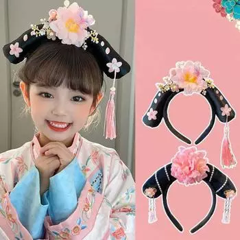 Год Змеи Древний Стиль Геге Головная Повязка Цветок Ханьфу Головной Убор Ретро Китайский Стиль Головной Убор Для Женщин Style 3