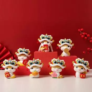 Год Змеи Мини Змея Благословение Украшение Креативный Миниатюрный Змея Декор Настольный Украшение