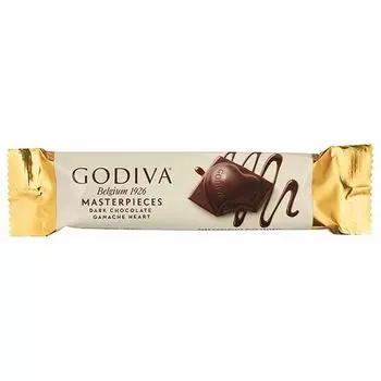 GODIVA Godiva Masterpiece Bar Dark Chocolate Ganache 30 гТемный шоколадный ганаш, покрытый бисквитомТемный шоколадный ганаш, покрытый бисквитом 1
