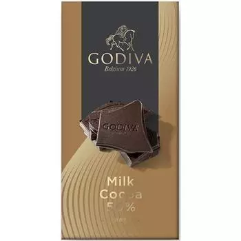 GODIVA Godiva таблетка молочного какао 50% 50 гЭта таблетка молочного шоколада плавно тает со вкусомЭта таблетка молочного шоколада плавно тает со вкусом 1