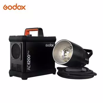 Godox AD1200Pro Флэш-система с питанием от батареи, выходная мощность 1200 Вт, встроенная беспроводная система 2,4G X
