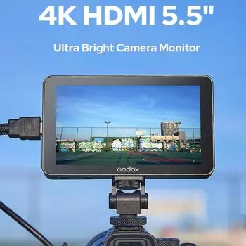 Godox GM6S 5,5-дюймовый монитор с камерой 4K, 1200 нит, сверхяркий видеомонитор для зеркальной камеры 1920 *