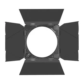 Godox LB-01 8-дюймовый светодиодный модификатор видеосвета для двери сарая с креплением Bowens для видеосъемки 10 inch чёрный