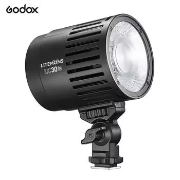 Godox LC30Bi Litemons Настольный светодиодный светильник для видео Компактный заполняющий светильник для фотосъемки Мощность 38 Вт 3200K6500K US Plug