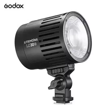 Godox LC30D Litemons Настольный светодиодный светильник для видео Компактный заполняющий светильник для фотографий Мощность 33 Вт 5600 К Цвет US Plug