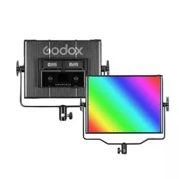 GODOX LDX50R 63 Вт Двухцветный светодиодный светильник для фотосъемки RGB-световая панель для видеосъемки 14 специальных световых эффектов US Plug чёрный