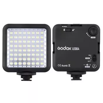 Godox LED-64 Light Multi-Light Бесплатная комбинированная видеолампа для цифровой камеры DSRL Видеокамера DV